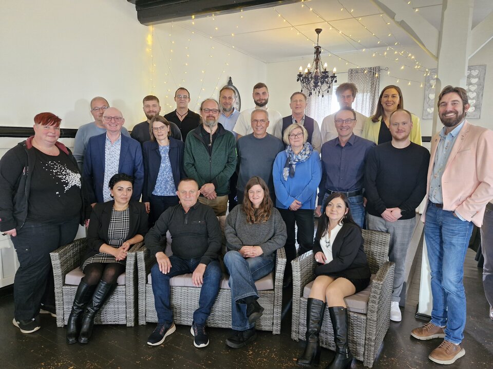 Die Jubilare der Becker-Antriebe GmbH 