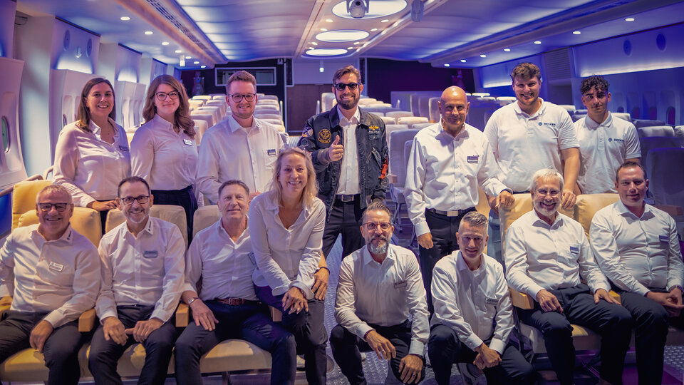 Die Becker-‚Bodencrew‘ beim Profi-Partner-Tag – ein starkes Team, das mit viel Einsatz auf und hinter der Bühne zum Gelingen der Veranstaltung beigetragen hat.