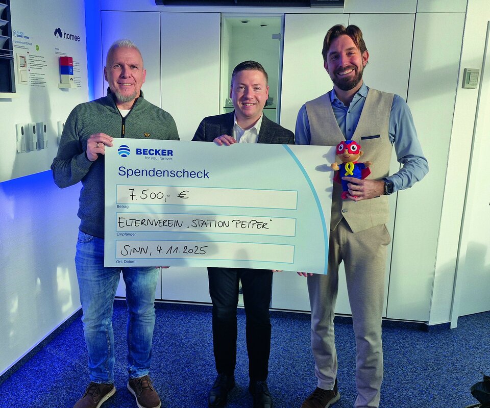 Spendenübergabe Station Peiper