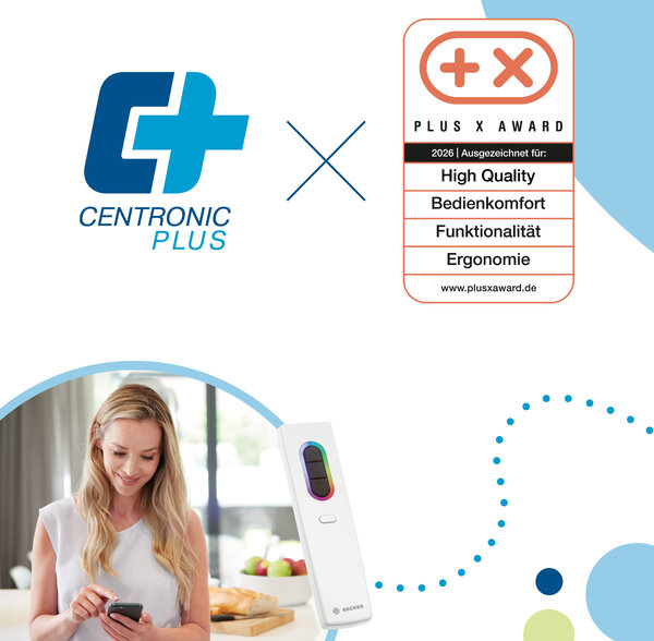 PLUS X AWARD für das Becker Funksystem CentronicPLUS