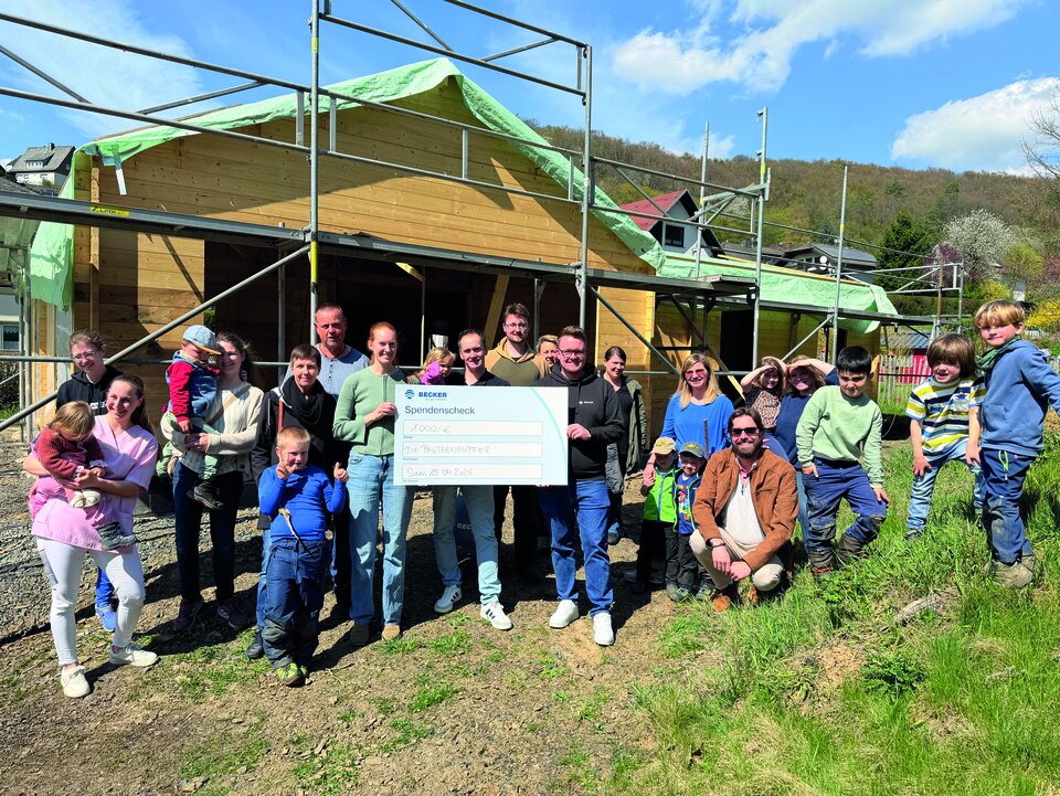 Spendenübergabe Waldkindergarten