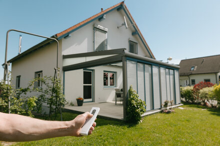Terrasse Einfamilienhaus