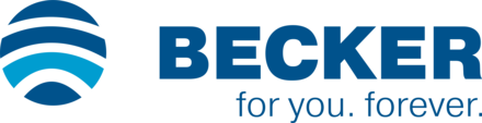 The new Becker logo including the new claim and new signet.