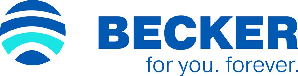 [Translate to Frankreich:] Das neue Becker-Logo mit neuem Claim und Signet.