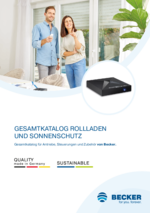 Gesamtkatalog Rollladen und Sonnenschutz