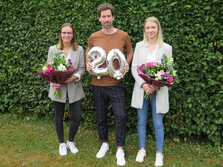 Gratulation an Jens Hederer: 20 Jahre Ausbildungsleiter